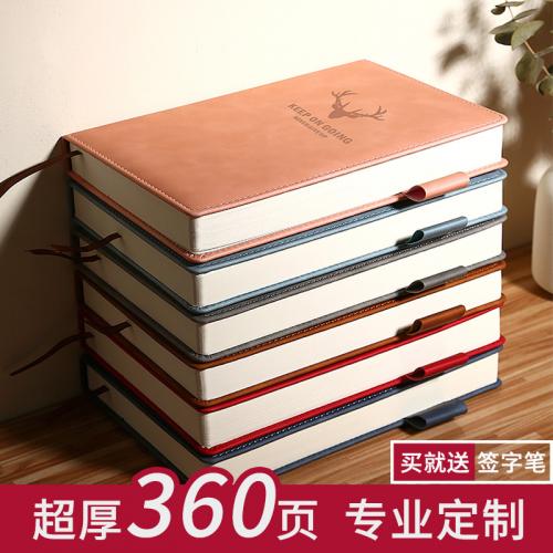  a5加厚会议笔记本定制logo 现货批发- A5浅蓝（180张/360页）